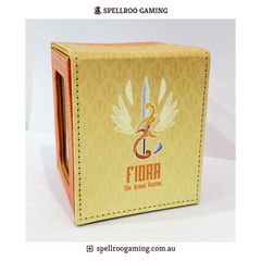 Riftbound: League of Legend TCG: Fiora Deck Box - Display Window - Fits 80 Cards -  English