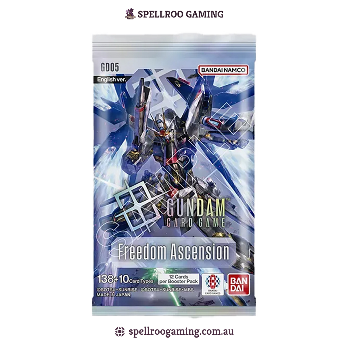 Gundam TCG Card Game: GD05 - Freedom Ascension Booster Pack – English