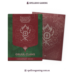 Dragon Shield: Matte Dual - MTG Guildpact Series - Gruul Clans - Standard Size - 100 Sleeves