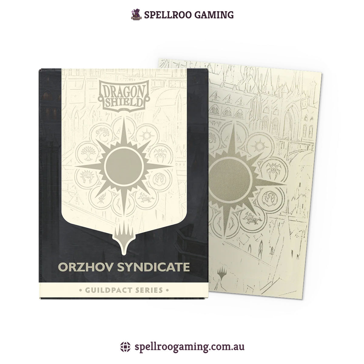 Dragon Shield: Matte Dual - MTG Guildpact Series - Orzhov Syndicate - Standard Size - 100 Sleeves