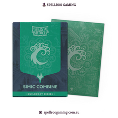 Dragon Shield: Matte Dual - MTG Guildpact Series - Simic Combine - Standard Size - 100 Sleeves