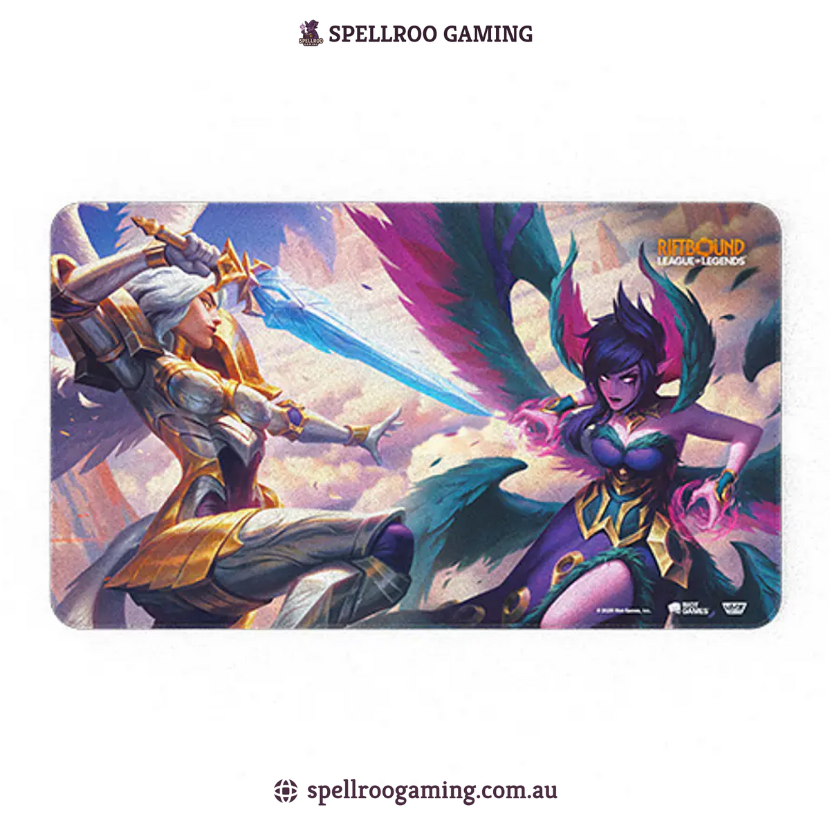 Riftbound: League of Legends TCG: Offical Single Playmat - Kayle Vs Morgana – English