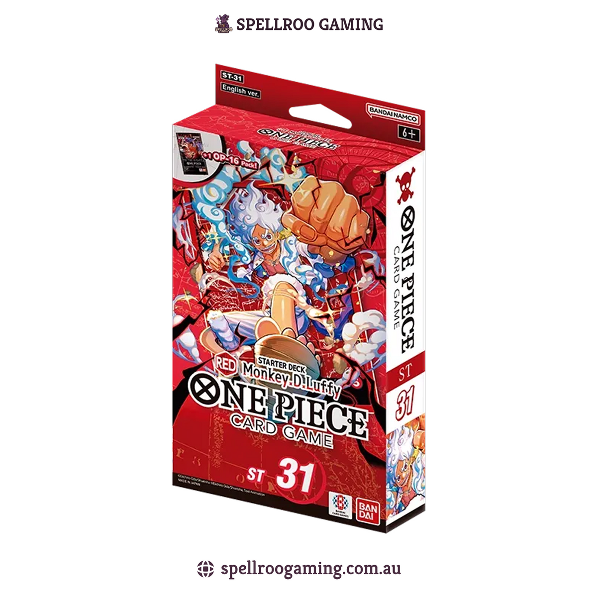 One Piece Card Game: ST-31 - Monkey.D.Luffy Starter Deck (Red) - English