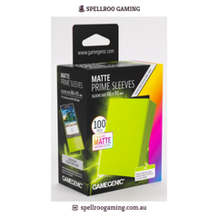 Gamegenic: Matte Prime Card Sleeves - Non-Glare - 66mm x 91mm - 100 pcs - English