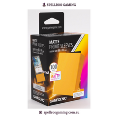 Gamegenic: Matte Prime Card Sleeves - Non-Glare - 66mm x 91mm - 100 pcs - English