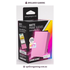 Gamegenic: Matte Prime Card Sleeves - Non-Glare - 66mm x 91mm - 100 pcs - English