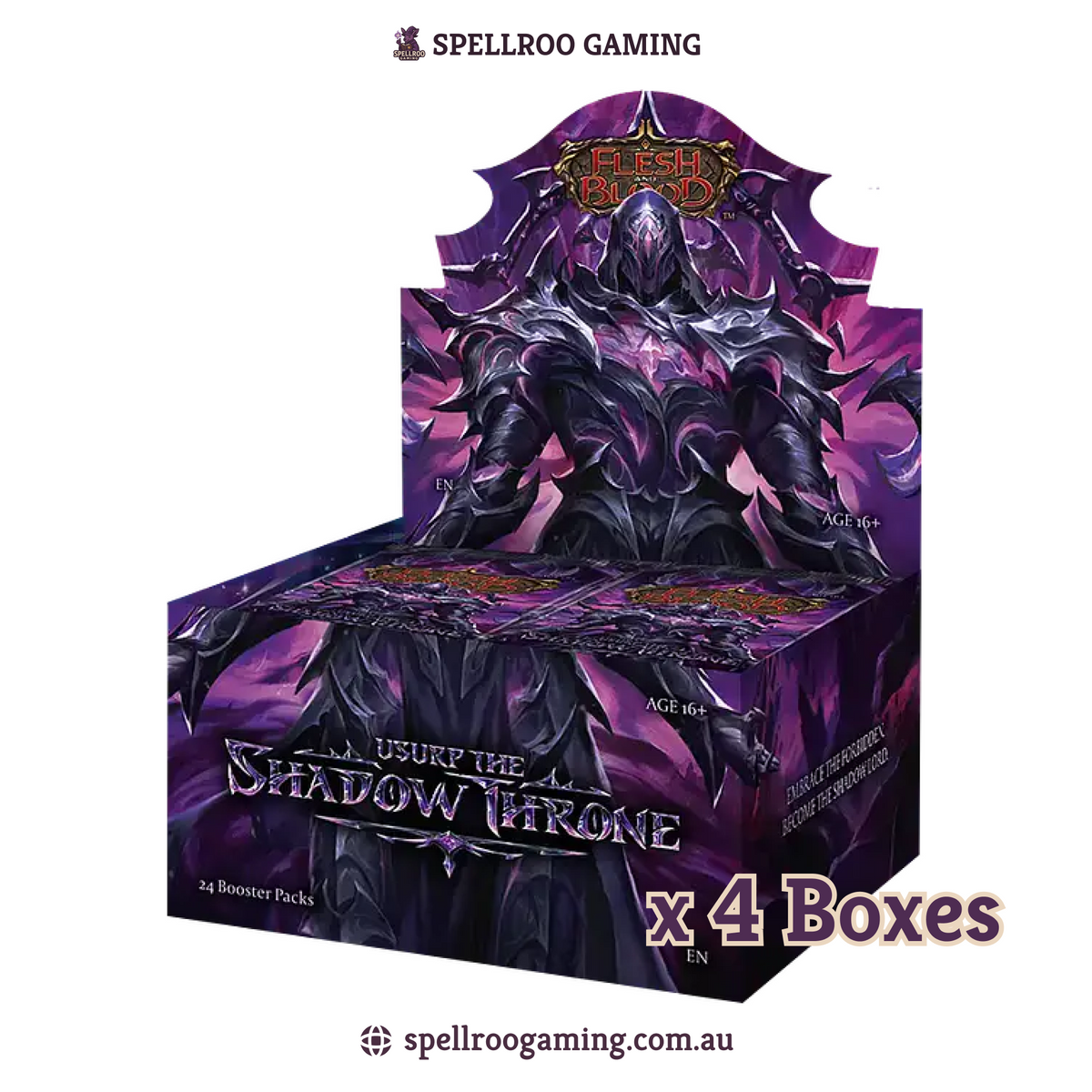 Flesh and Blood TCG: Usurp the Shadow Throne - Usurp the Shadow Throne Booster Case - English (PREORDER)