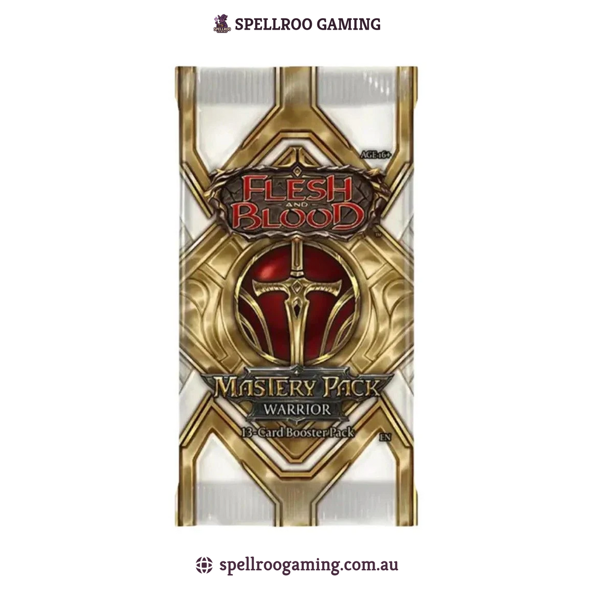 Flesh and Blood TCG: Mastery Pack Warrior Booster Pack - English