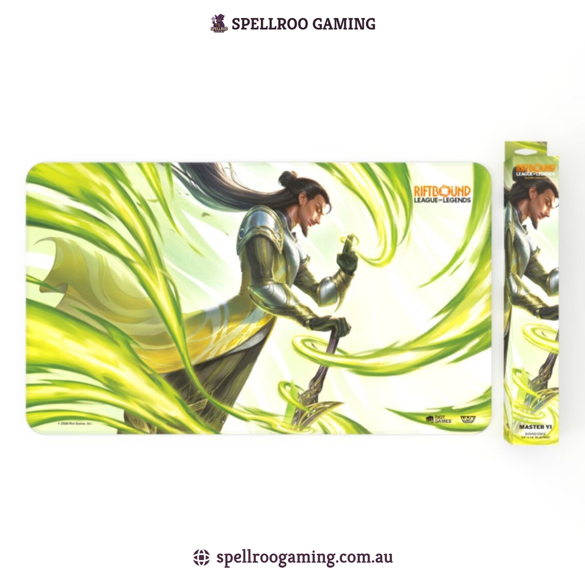 Riftbound: League of Legends TCG: Offical Single Playmat - Master Yi, Wuju Master – English