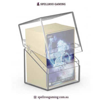 Ultimate Guard: Deck Box – Boulder 80+ Cards - Clear