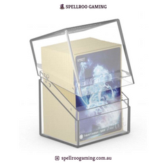 Ultimate Guard: Deck Box – Boulder 80+ Cards - Clear