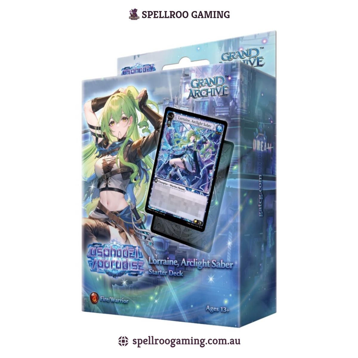 Grand Archive TCG: .asphodel/paradise - Lorraine, Arclight Saber Starter Deck - English