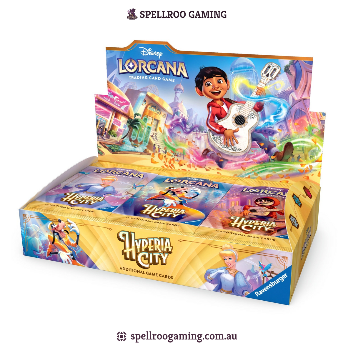 Disney Lorcana TCG: Set 14 - Hyperia City Booster Box – English (PREORDER)