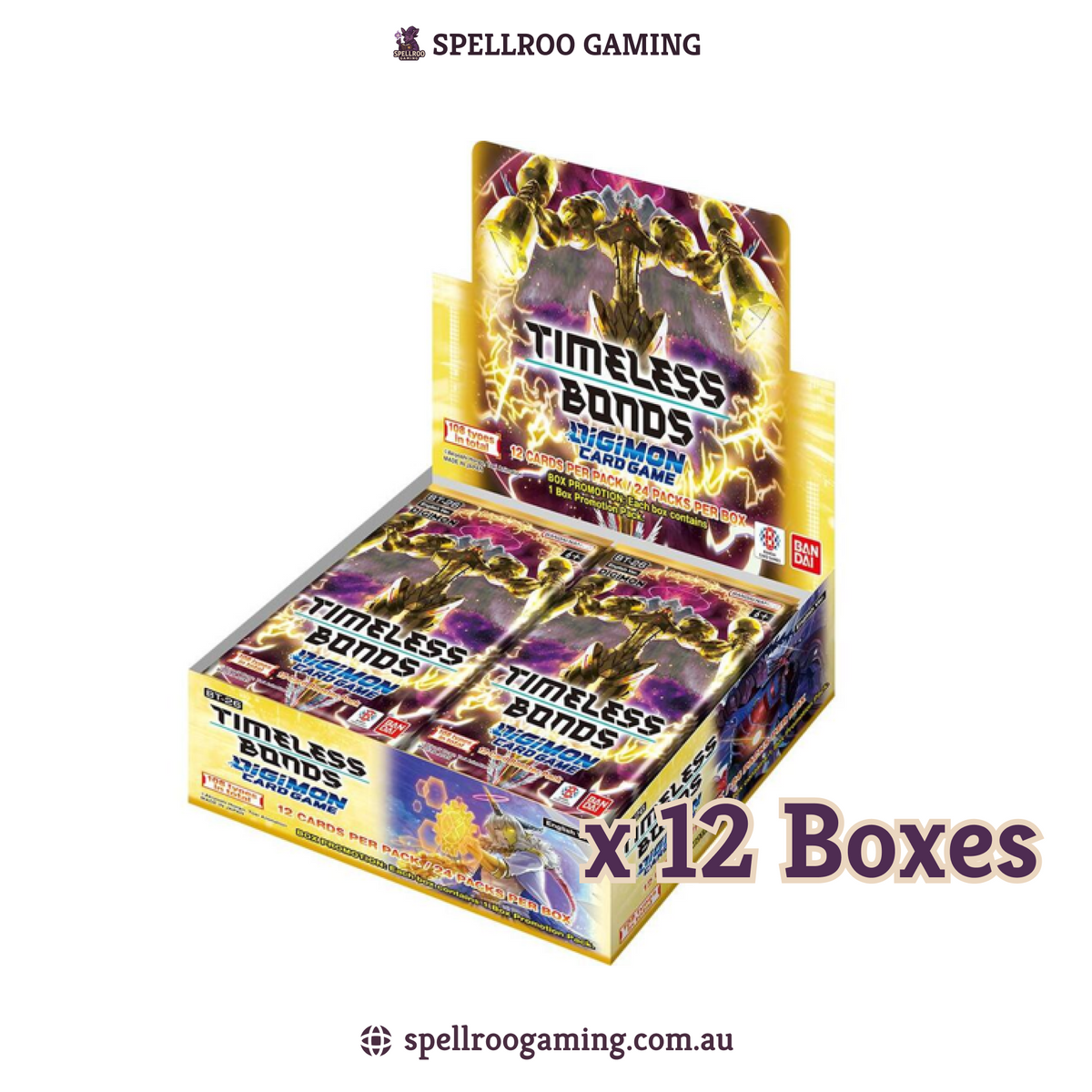 Digimon Card Game: BT26 - Timeless Bonds Booster Case – English