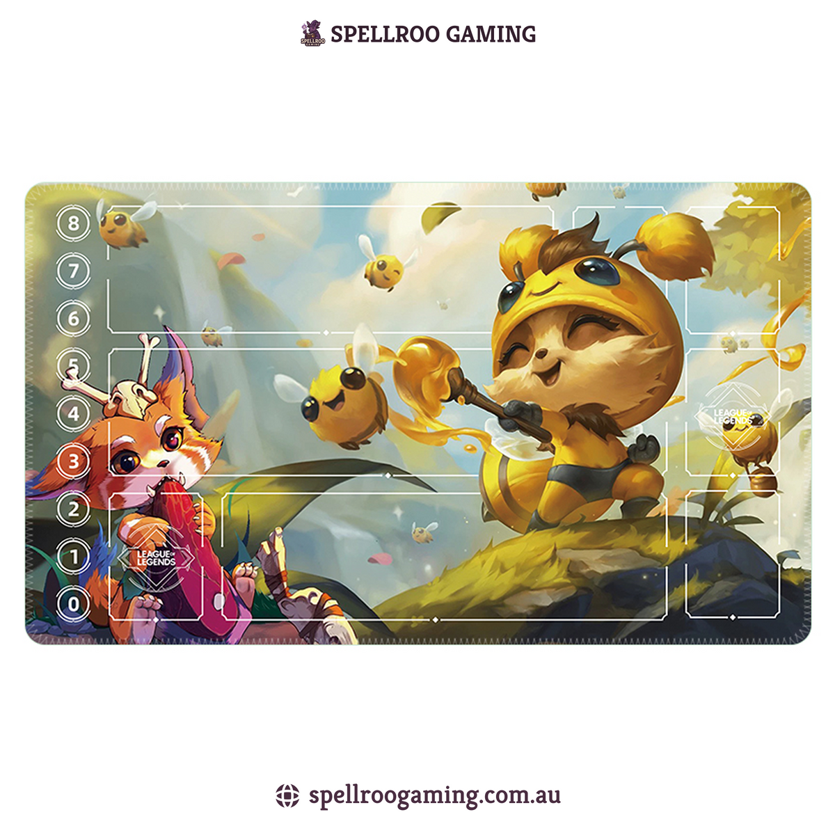 Riftbound: League of Legends TCG: Single Playmat (2mm) – Beemo Teemo 2 – English