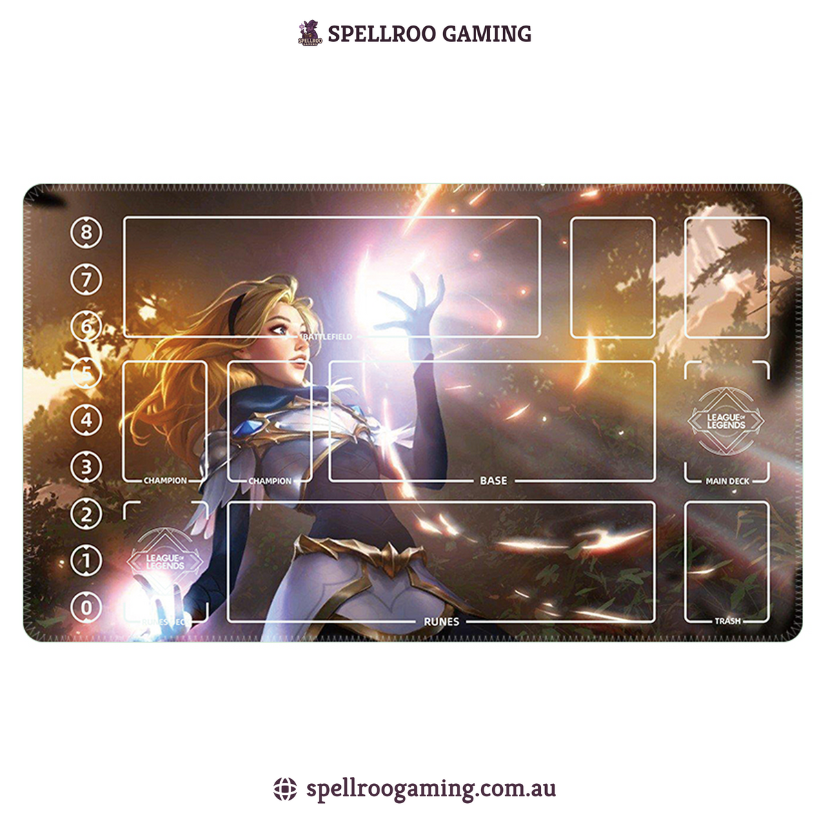 Riftbound: League of Legends TCG: Single Playmat (3mm) – Lux 1 – English