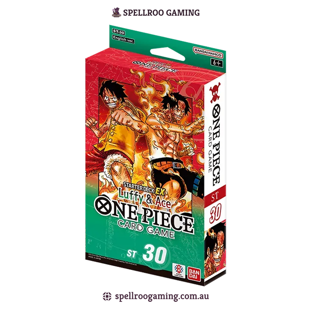One Piece Card Game: ST-30 - Luffy & Ace Starter Deck EX (Red & Green) - English