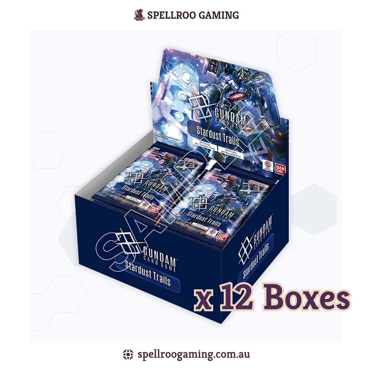 Gundam TCG Card Game: GD06 - Stardust Trails Booster Case – English (PREORDER)