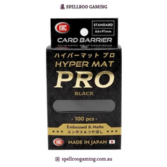 KMC: Hyper MAT Card Sleeves - 66mm x 91mm - 100 pcs - English