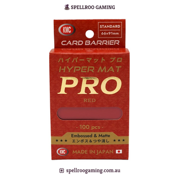 KMC: Hyper MAT Card Sleeves - 66mm x 91mm - 100 pcs - English