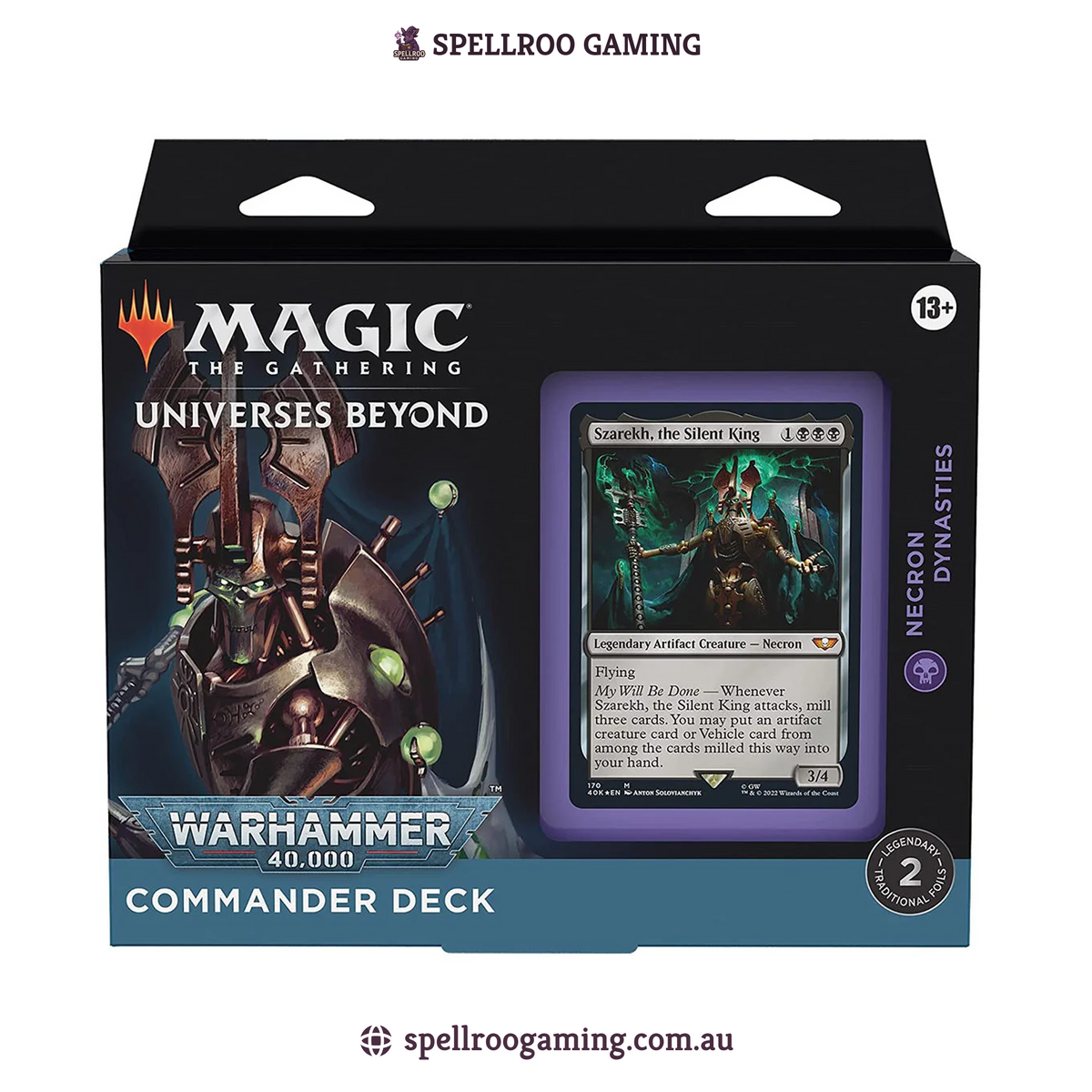 Magic: The Gathering: Warhammer 40K Commander Deck - Necron Dynasties - English