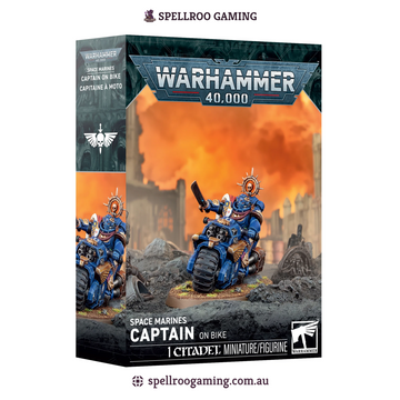Warhammer: 40K - Space Marines - Captain on Bike (1 Citadel Miniatures)