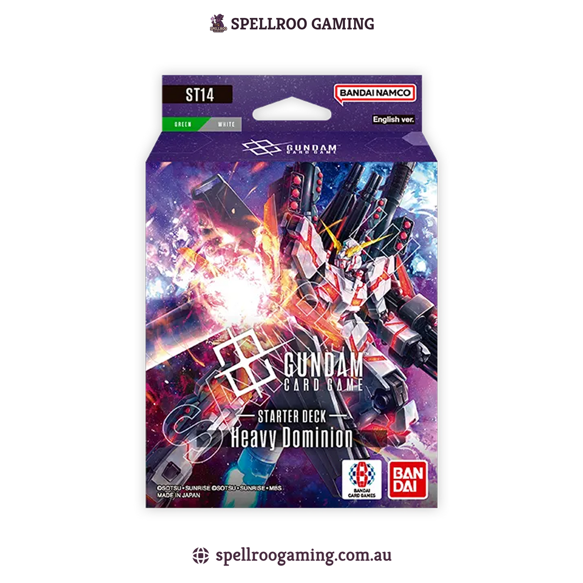 Gundam TCG Card Game: ST14 - Heavy Dominion Starter Deck – English