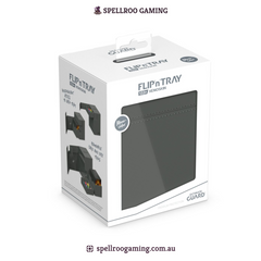 Ultimate Guard: Deck Box – XenoSkin Flip'n'Tray - 133+ Cards – Grey