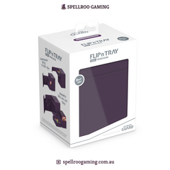 Ultimate Guard: Deck Box – XenoSkin Flip'n'Tray - 133+ Cards – Purple