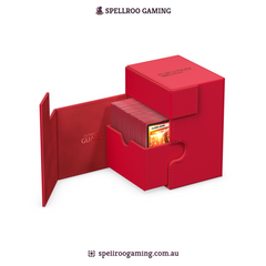 Ultimate Guard: Deck Box – XenoSkin Flip'n'Tray - 133+ Cards – Red