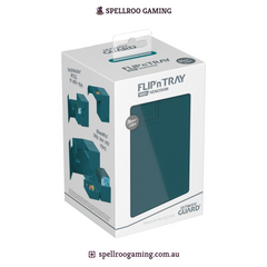 Ultimate Guard: Deck Box – XenoSkin Monocolor Flip'n'Tray - 100+ Cards – Petrol