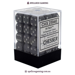 CHX:25940 Speckled - 12mm d6 - Hi-Tech Block (36)