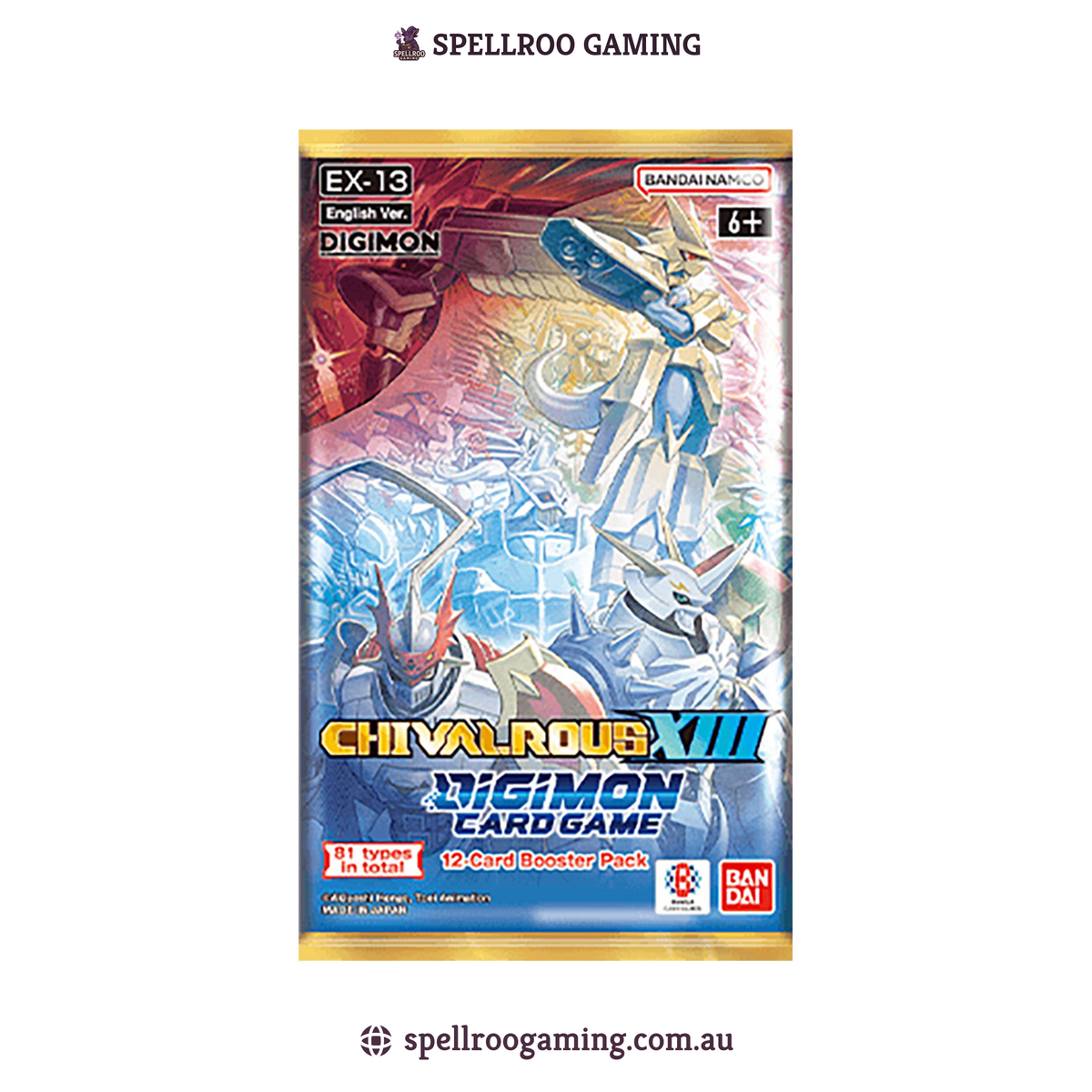 Digimon Card Game: EX13 - Chivalrous XIII Extra Booster Pack – English