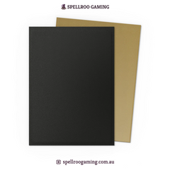 Dragon Shield: Matte Dual - Black & Gold - Standard Size - 100 Sleeves