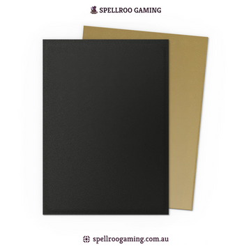 Dragon Shield: Matte Dual - Black & Gold - Standard Size - 100 Sleeves