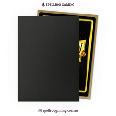Dragon Shield: Matte Dual - Black & Gold - Standard Size - 100 Sleeves