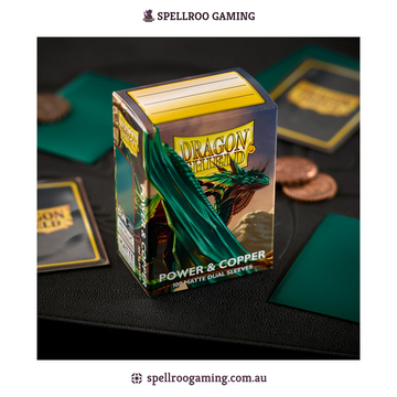 Dragon Shield: Matte Dual - Power & Copper - Standard Size - 100 Sleeves