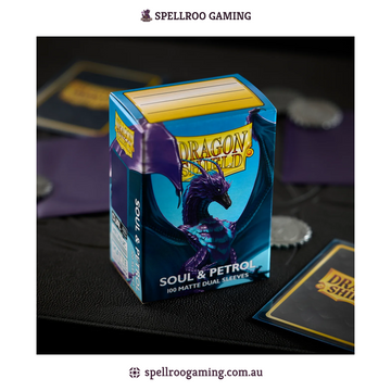 Dragon Shield: Matte Dual - Soul & Petrol - Standard Size - 100 Sleeves