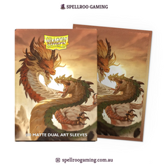 Dragon Shield: Matt Dual Art - Year of the Wood Snake - Standard Size - 100 Sleeves