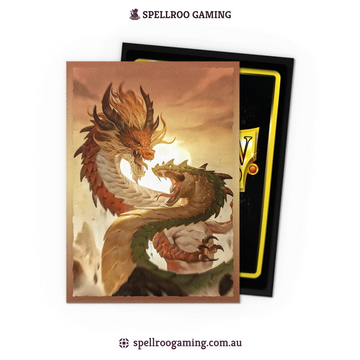 Dragon Shield: Matt Dual Art - Year of the Wood Snake - Standard Size - 100 Sleeves