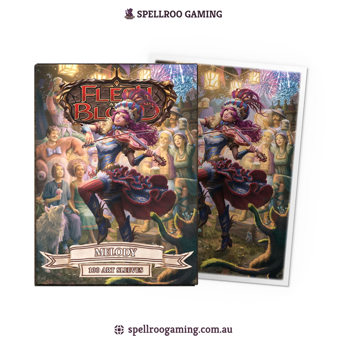 Dragon Shield: Matt Art - Flesh and Blood - Melody - Standard Size - 100 Sleeves