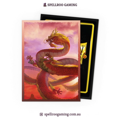 Dragon Shield: Matt Dual Art - Wood Dragon 2024 - Standard Size - 100 Sleeves