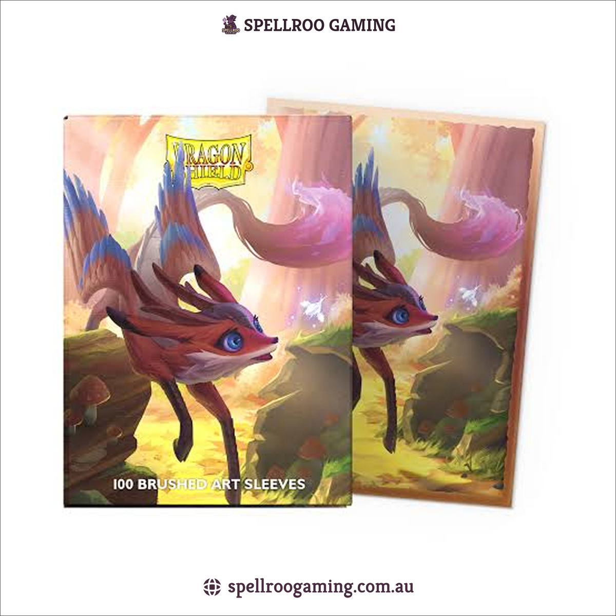 Dragon Shield: Brushed Art - Fawnix - Standard Size - 100 Sleeves
