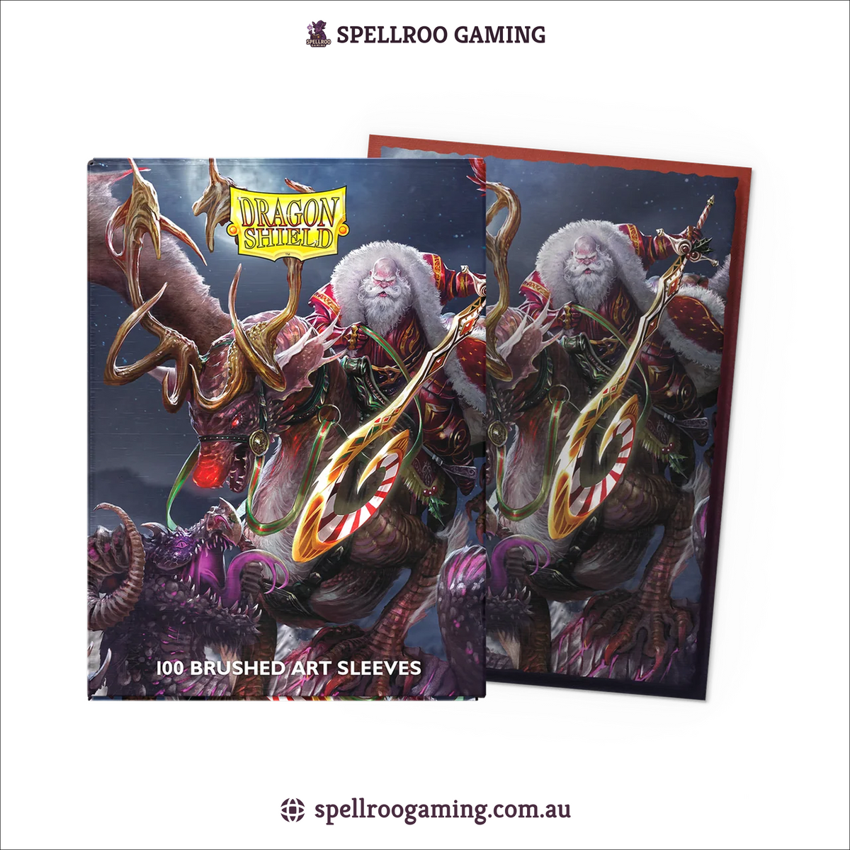 Dragon Shield: Brushed Art - Christmas 2022 - Standard Size - 100 Sleeves