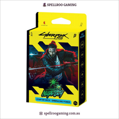 Cyberpunk TCG: Welcome to Night City Beta Starter Deck - Embracing Power - English