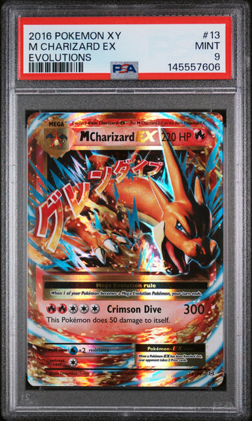 M Charizard EX 13 XY Evolutions PSA 9 front - cert 145557606