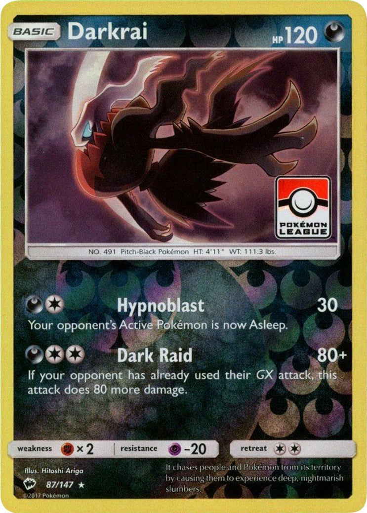 Darkrai - 87/147 (Pokemon League)