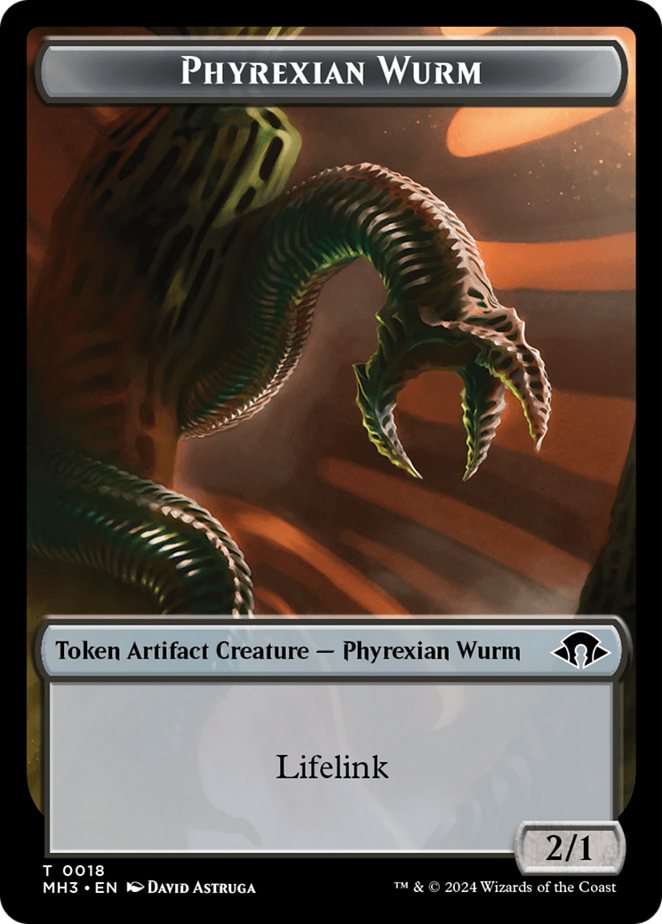 Phyrexian Wurm (TMH3-018) - Modern Horizons 3 Tokens Foil