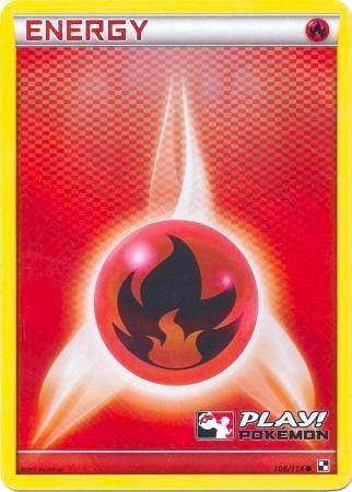 Fire Energy - 106/114 (Play! Pokemon)