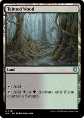 Tainted Wood (BLC-337) - Bloomburrow Commander
